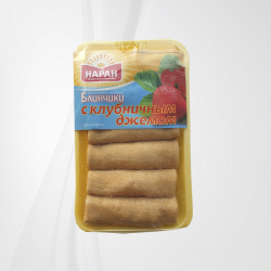 Блинчики с клубничным джемом 420 гр.